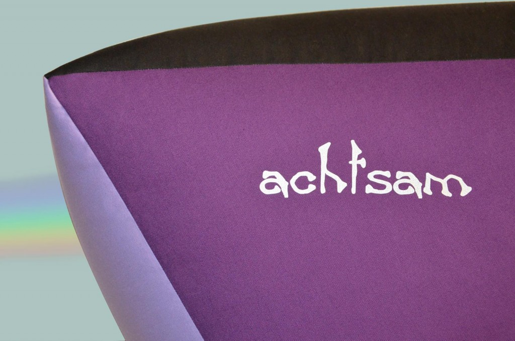 Bodensitzkissen groß lila 4farbig achtsam,Kreativ-engel-shop.de